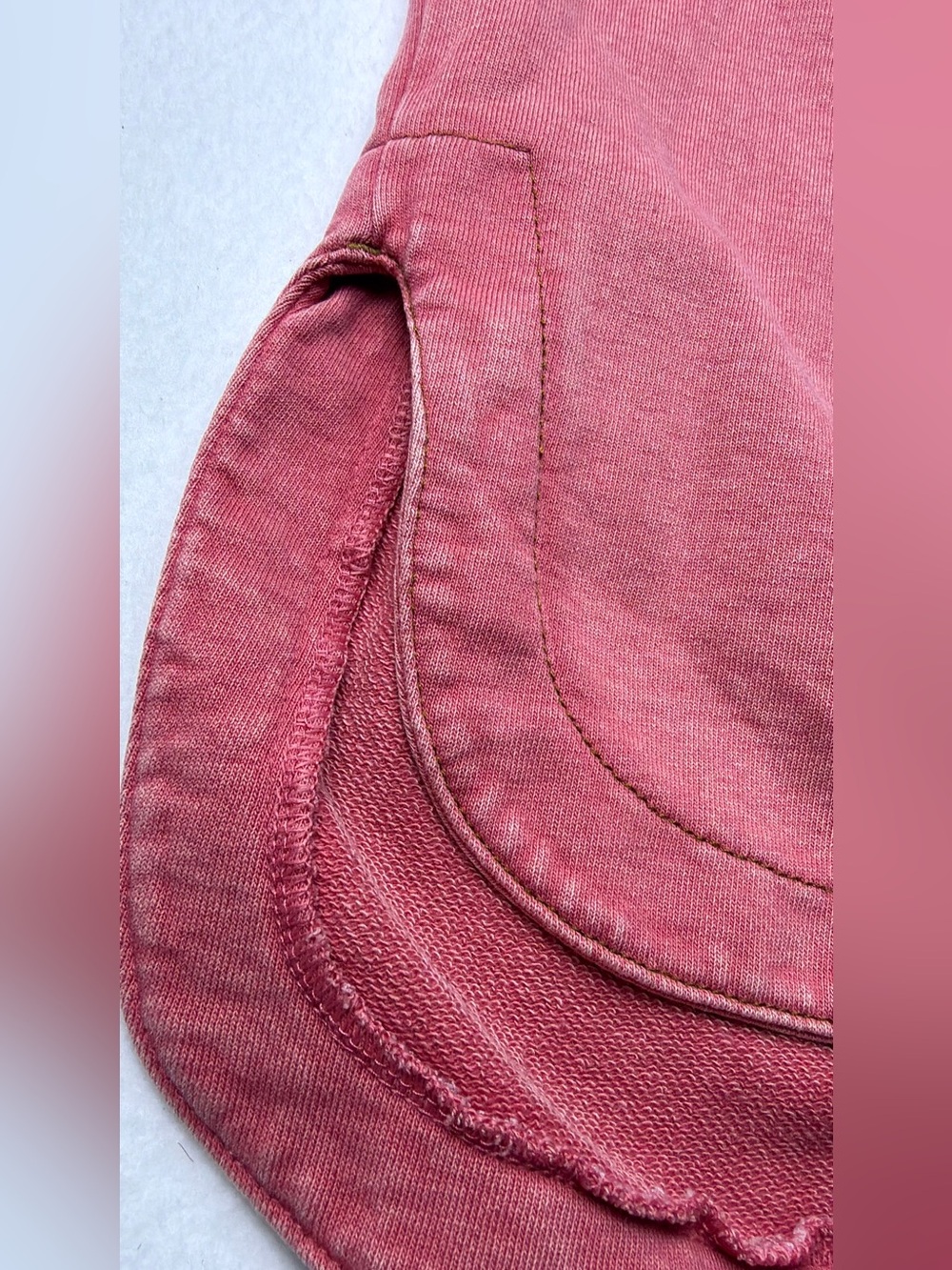 Maurices Washed Rose Button-Up Shacket Jacket - Picture 5 of 7
